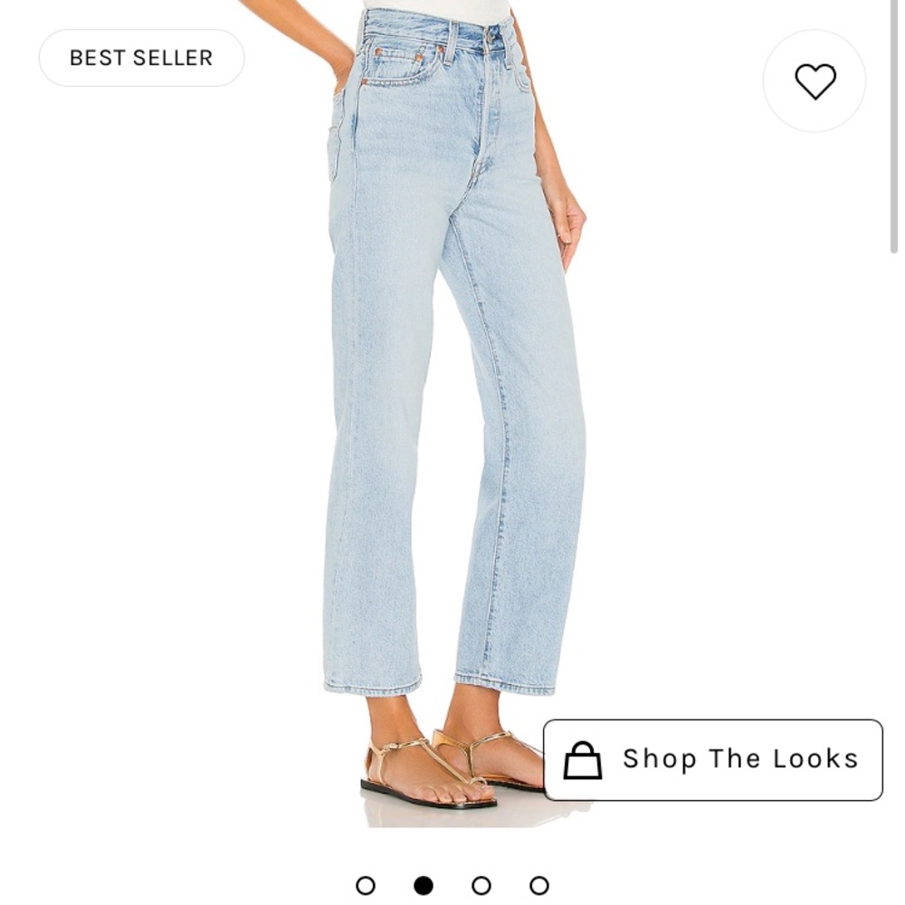 Levi’s rib cage straight ankle